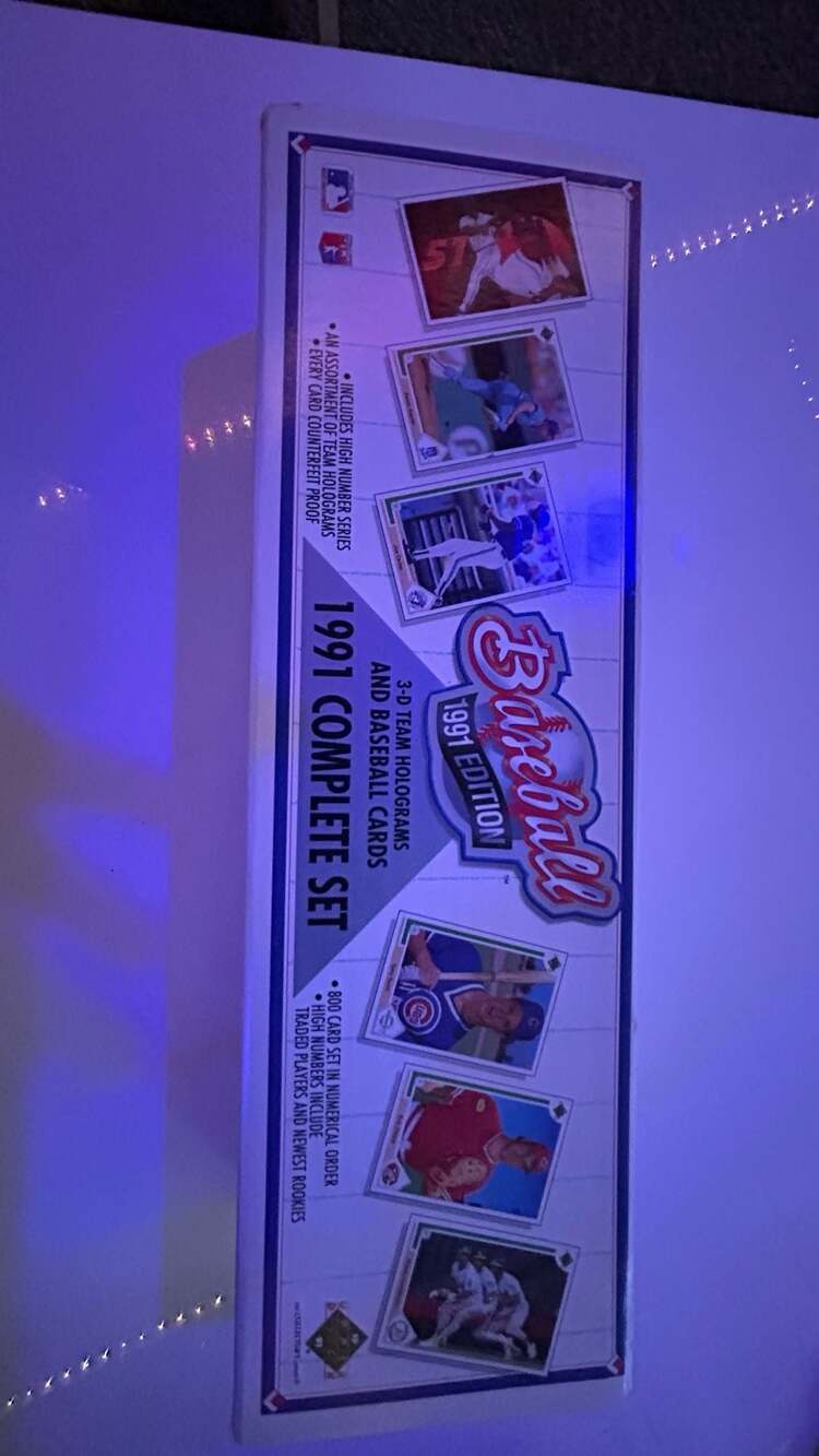Upper Deck 1991 Baseball Complete Set Factory Box